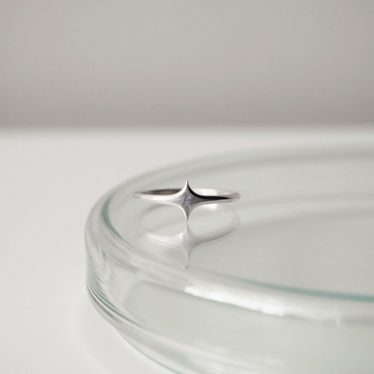 Stella Ring - Flat Brushed Silver