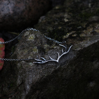 My Deer Necklace - Wilderness - Oxidised Silver