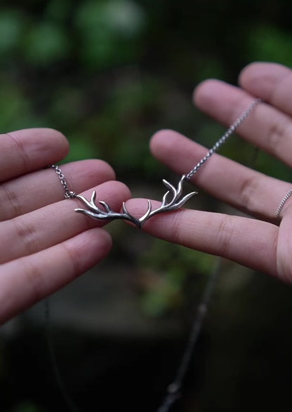 My Deer Necklace - Wilderness - Oxidised Silver