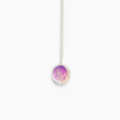 Luna Full Moon Necklace - Lilac - Aisling Chou Studio