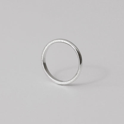 Moonlight Hammered Ring - Silver - Aisling Chou Studio