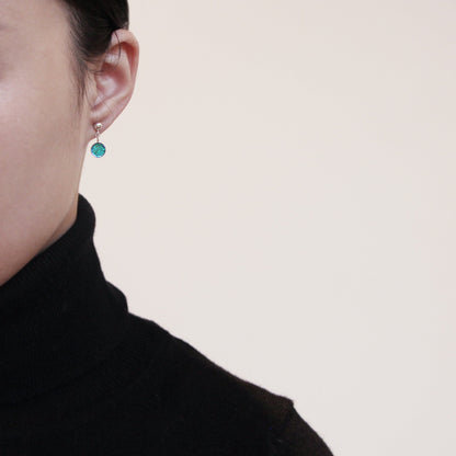 Nebula Small Drop Earrings - Aurora - Aisling Chou Studio