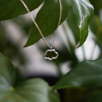 Silver Lining Cloud Necklace - Silver - Aisling Chou Studio