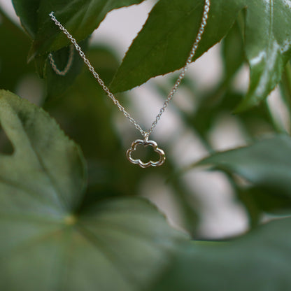 Silver Lining Cloud Necklace - Silver - Aisling Chou Studio